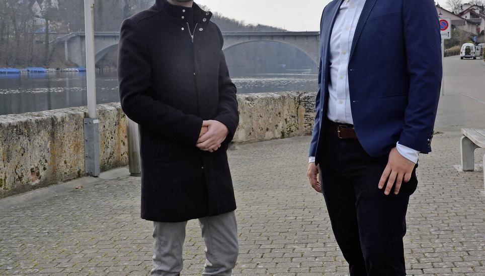 Gemeinsam als Parteilose in Eglisau am Start: Nicolas Wälle (links) und Nando Oberli.