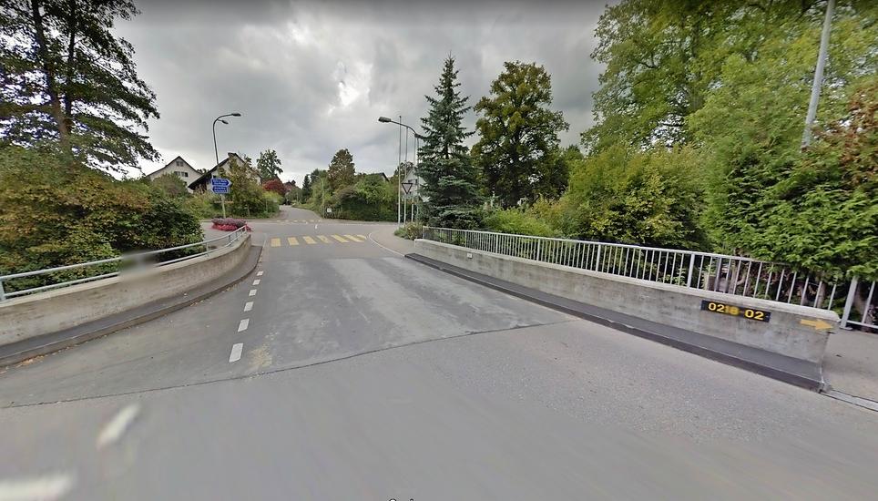 Die Ellikerbachbrücke in Ellikon an der Thur. Bild: Google Maps