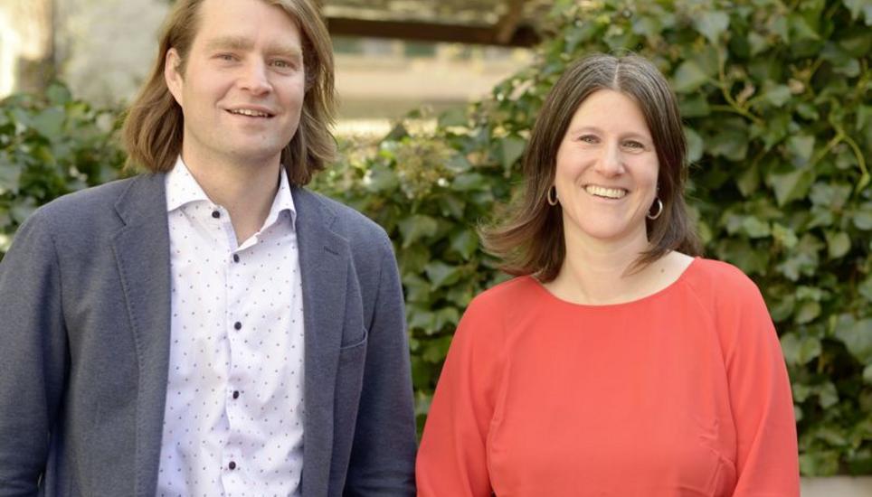 Tobias Langenegger und Sibylle Marti: das neue Co-Präsidium. Bild: zVg