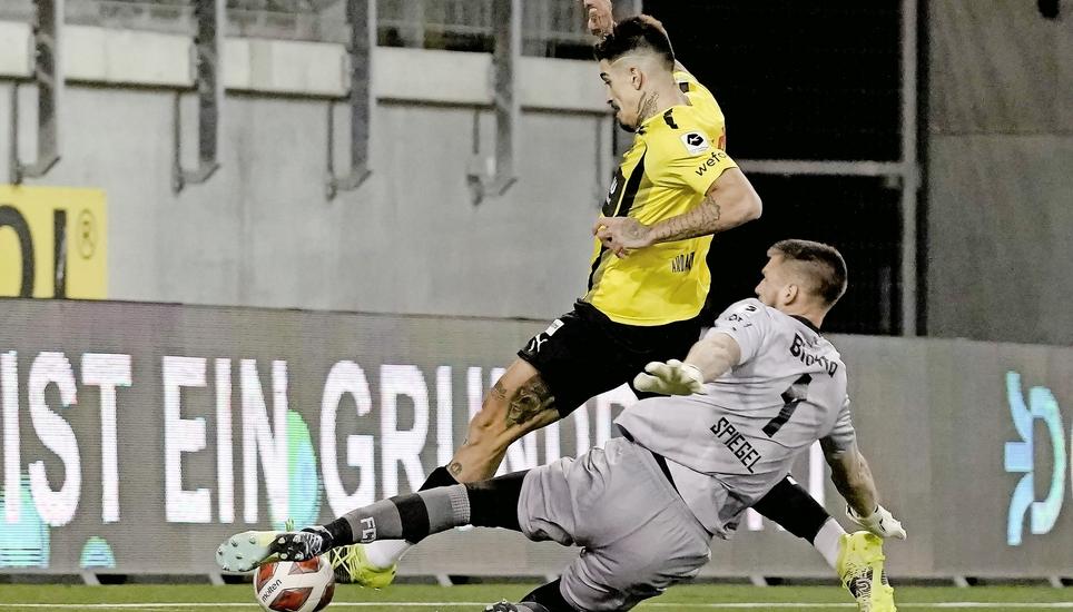 Das letzte Derby gegen den FC Winterthur endete für die Schaffhauser mit einem 3:2-Erfolg. Bild: Roger Albrecht