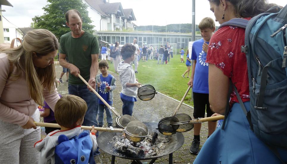 Nicht nur auf dem Herd lässt sich Popcorn machen. Bild: Ursula Junker