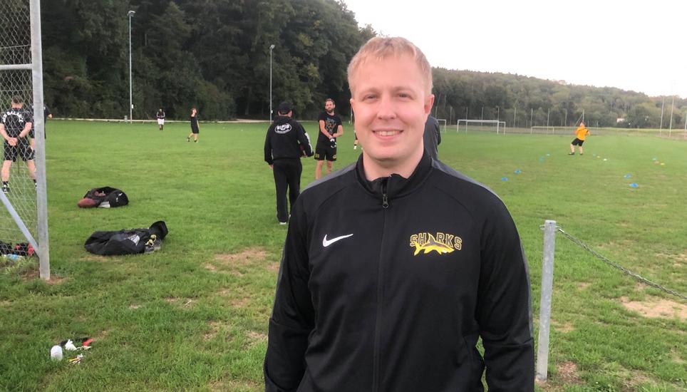 Das Vorstandsmitglied der Schaffhausen Sharks, Marc Herrmann. Bild: Radio Munot