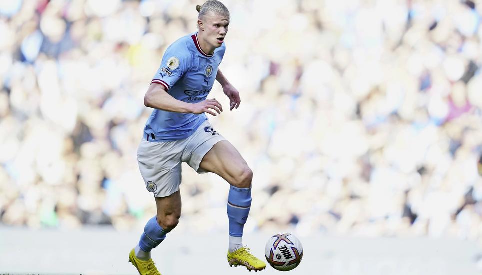 Erling Haaland ist ein wahres Kraftpaket und kaum zu stoppen. Bild: Key