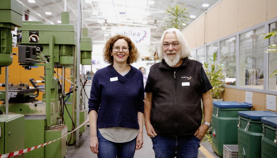 Glückliche Organisatoren: Ursina Kübler und Thomas Maag von der Wibilea waren sehr zufrieden mit dem Anlass.