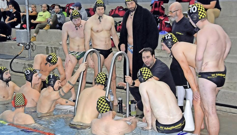 Die Schaffhauser Wasserballer treffen am Samstag in der ersten Runde im Cup auf Lugano. Bild: Pascal Oesch