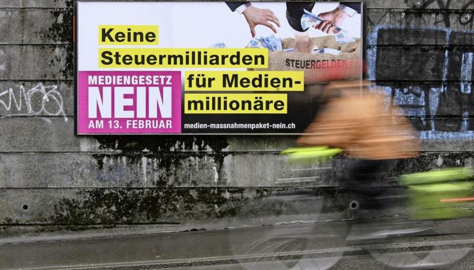 Letzten Februar lehnte das Stimmvolk das Medienpaket ab. Seit gestern liegt eine neue Empfehlung vor. Bild: Keystone