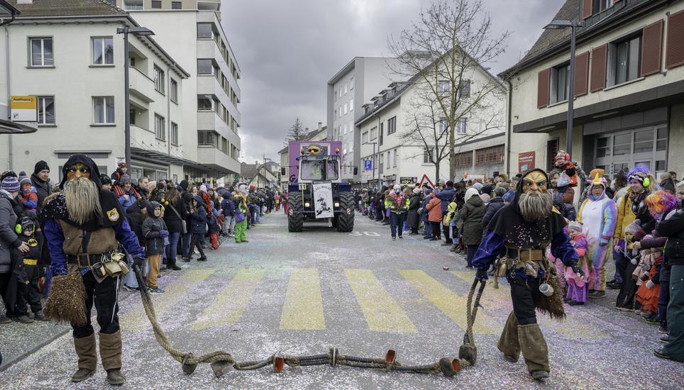 Der Umzug war gut besucht.