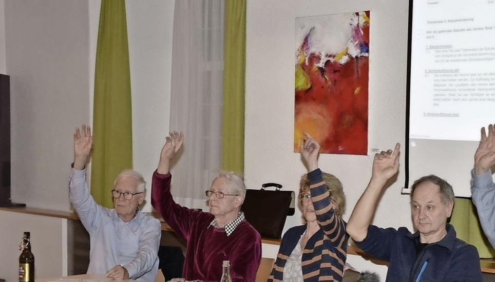 Der Vorstand stimmte geschlossen für die Vereinsauflösung, von links: Josef Zumbühl, Mark Maag, Marlis Liechti, Thomas Zwyssig und Robert Spichiger. Bild: Thomas Güntert