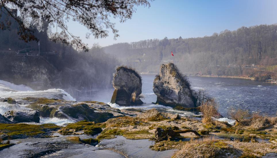 In Neuhausen am Rheinfall soll ein neues Panorama-Restaurant enstehen. Bild: Melanie Duchene