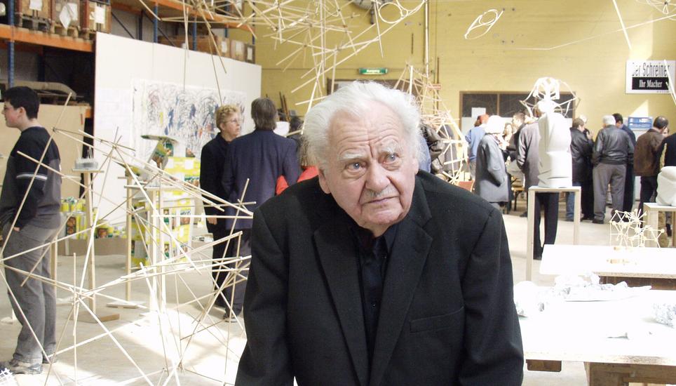 Der Erfinder des Kult-Blumenkistli: Willy Guhl. Bild: Selwyn Hoffmann