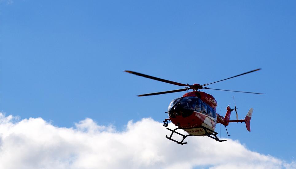 Am Samstag war in Schaffhausen ein Rettungshelikopter im Einsatz. Symbolbild: Pixabay