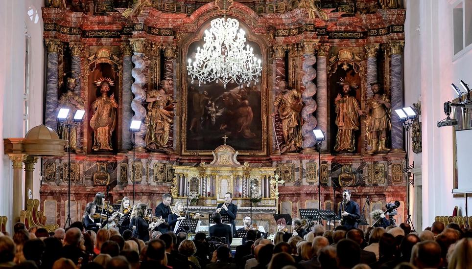 Ein Konzert in der Varaždiner Kathedrale. Bild: zVg/ Tourismusverband Varazdin