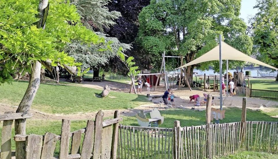 Im Steiner Spielplatz Stadtgarten wurden Pestizidrückstände gefunden. Bild: Thomas Martens