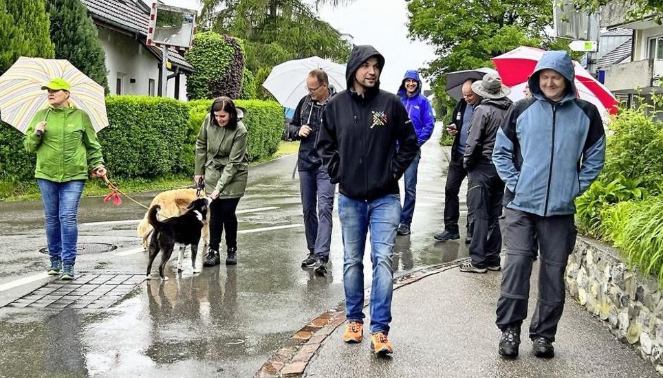 Auch bei Regenwetter haben sich die Beringer bewegt und eifrig Bewegungsminuten gesammelt. Bild: zVg