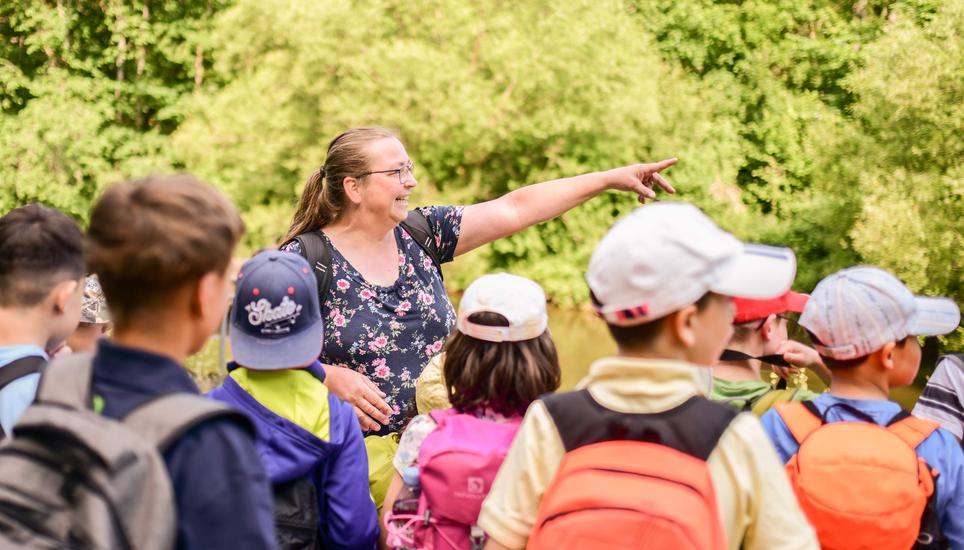 20 Beringer Primarschülerinnen und Primarschüler der Klasse 2b begaben sich auf eine Entdeckungsreise.