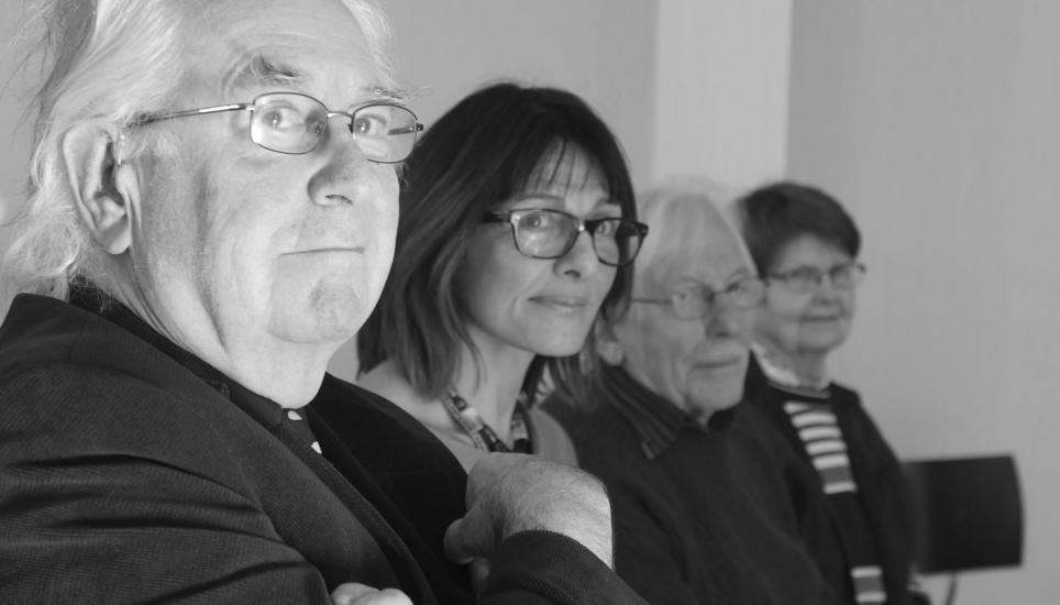 Der berühmte Fotograf Rolf Wessendorf (links) ist mit 92 Jahren verstorben. Bild: Urs Oskar Keller
