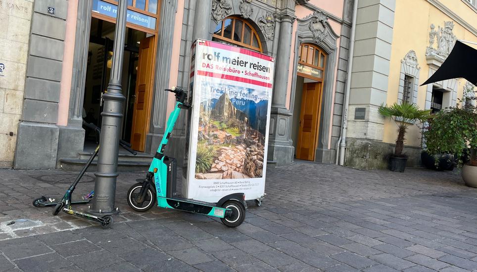 Dort gehört das Trotti nicht hin. Bild: Roberta Fele