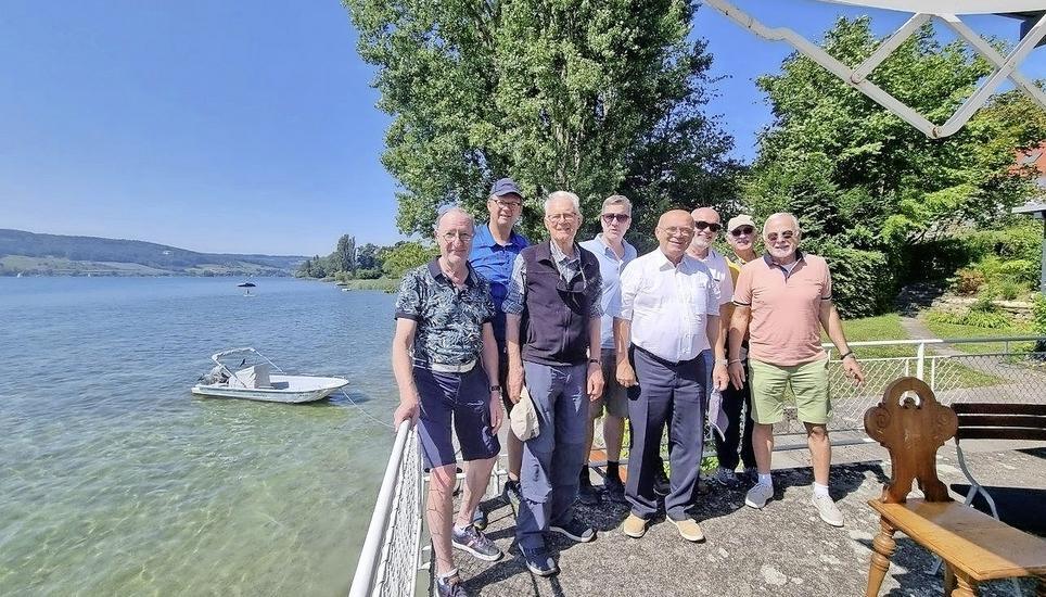 Nach der Kiwanis-Wanderung, die Hansueli Gräser seit drei Jahrzehnten organisiert und koordiniert.