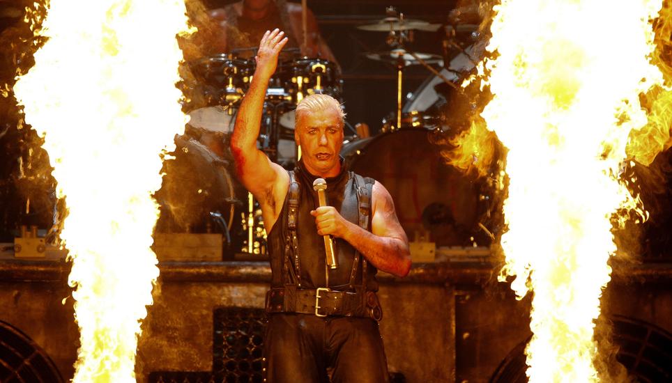 Till Lindemann bei einem Auftritt 2013. Bild: KEYSTONE
