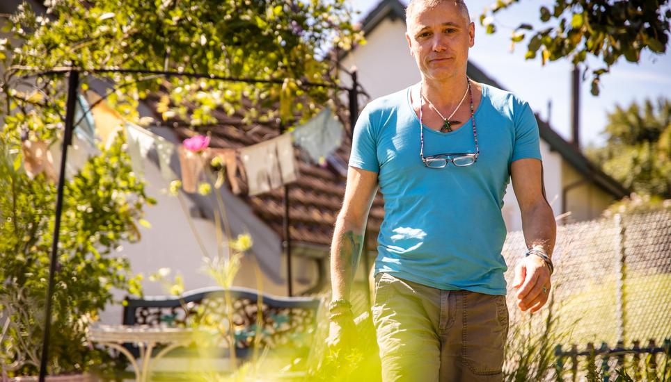 Der Therapeut Pasquale Iazzetta bricht das Tabu im Umgang mit psychischen Erkrankungen und erzählt seine Lebens- und Krankheitsgeschichte. Bild: Roberta Fele
