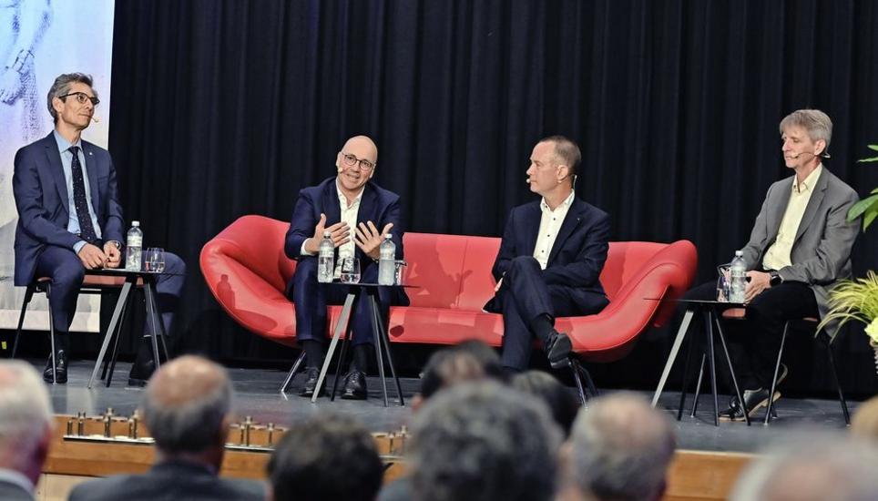 Fischer-Kenner (von links): Peter Neukomm, Andreas Müller, Matthias Wipf, Iwan Stössel. Bild: Selwyn Hoffmann