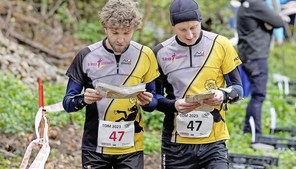 Fabian Ringli (links) und Dominik Haas von der OLG Schaffhausen.