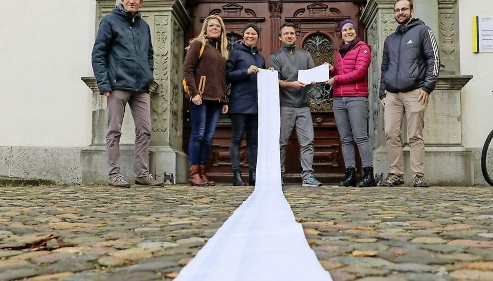 Der Verein Lehrpersonen Schaffhausen hat eine Petition mit 1388 Unterschriften gegen den Lehrermangel eingereicht. Bild: Jonas Schlagenhauf