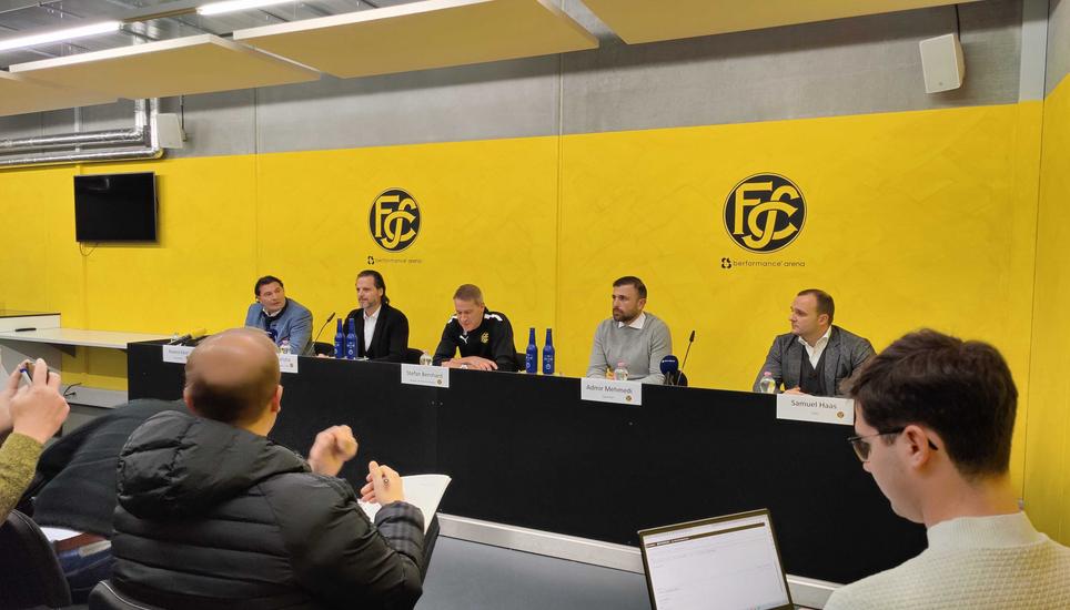 Grosser Wechsel an der FCS-Spitze: Der Club informiert heute um 15 Uhr an einer Medienkonferenz. Bild: Andri Aeschlimann