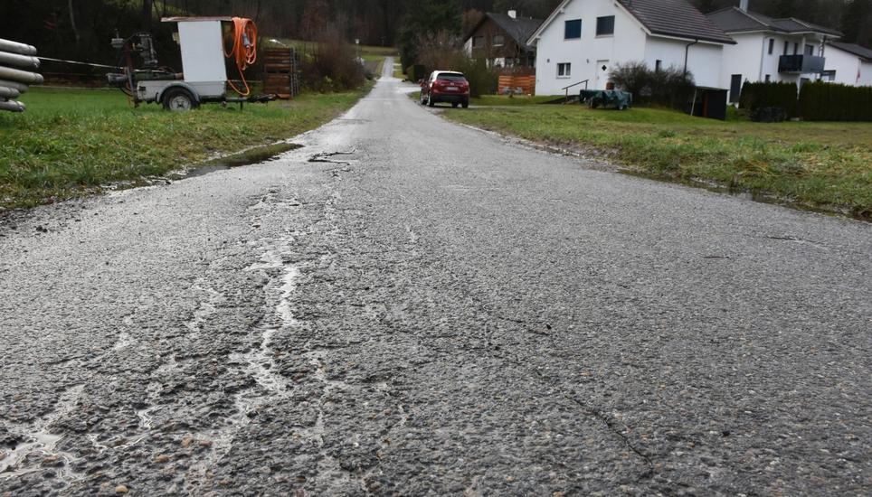 In Schlatt soll im Zuge der Erneuerung der Transportleitung zwischen dem Grundwasserpumpwerk Held und dem Reservoir Schneckenacker der Galgenbuckweg zur ortsüblichen Quartierstrasse ausgebaut werden. Bild: tgü