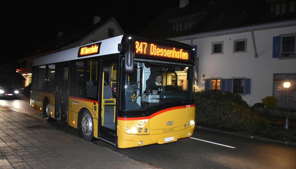 Seit dem Fahrplanwechsel am 10. Dezember profitieren die Einwohner von Schlatt von einer neuen Linienführung und einem erweiterten Fahrplanangebot der Buslinie 80.847.