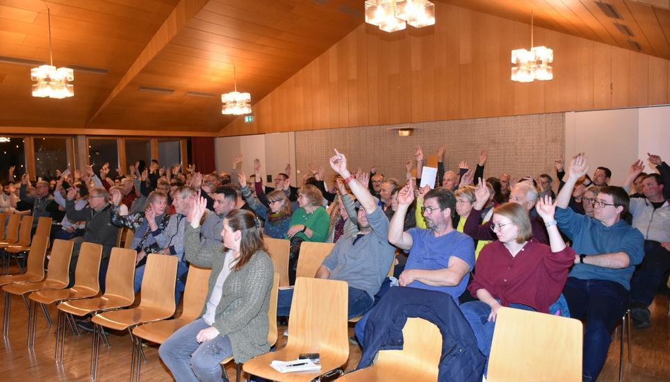 Am Montag kamen in Schlatt über 100 Stimmberechtigte zur Budgetgemeindeversammlung.