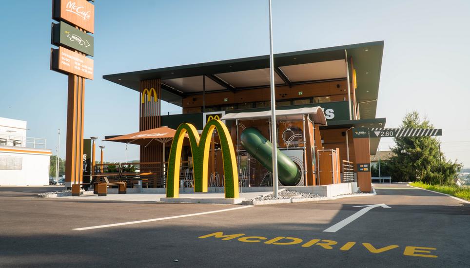 In Schaffhausen will McDonalds bald das erste Drive-In Lokal aufmachen. Bild: McDonalds