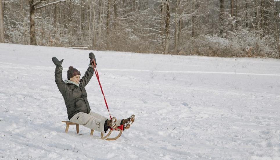 Schnee im Kanton, fotografiert am  Mittwoch 10. Januar 2024, in Schaffhausen. (Roberta Fele / Schaffhauser Nachrichten)