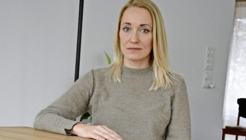 Natallia Hersche im Januar 2024 in ihrem Zuhause in Tübach. Bild: Alexander Joho