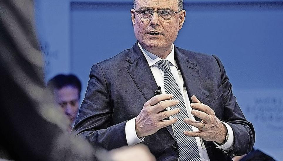 Thomas Jordan, Präsident des Nationalbank-Direktoriums, am Weltwirtschaftsforum in Davos. Bild: Key