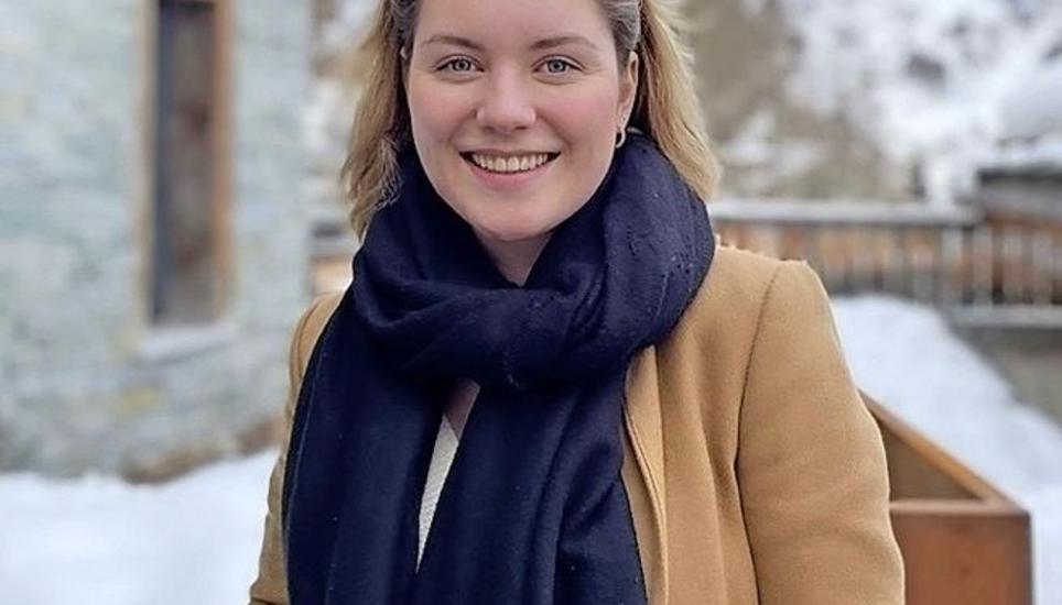 Désirée Gächter in ihrer Freizeit in Zermatt. Bild: zVg