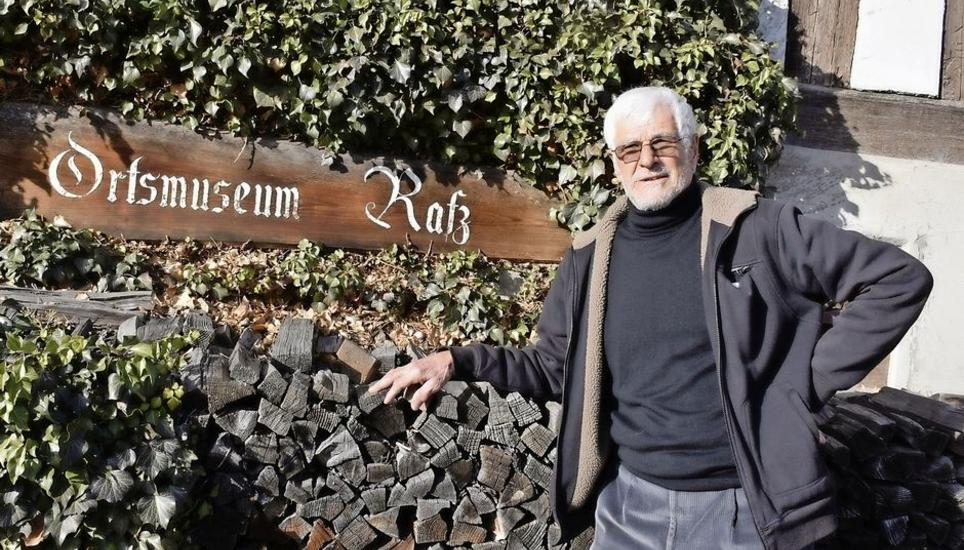 Seltener in seiner zweiten Rafzer Heimat, im Ortsmuseum, anzutreffen: Kurt Baggenstoss. Bild: tgü