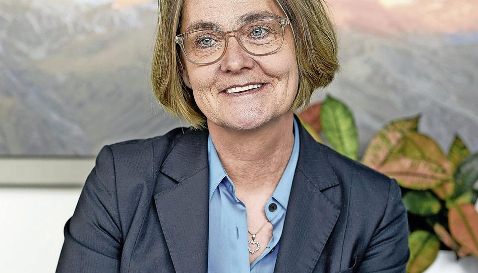 Anne Mette Wiis Vogelsang in den Büros der Pharmafirma Novo Nordisk am Flughafen Zürich. Bild: CH Media / Andrea Zahler