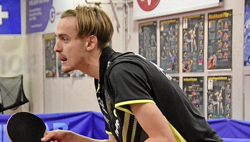 Mauro Schärrer verlor trotz voller Konzentration gegen Yuma Hoshi. Bild: Pascal Oesch