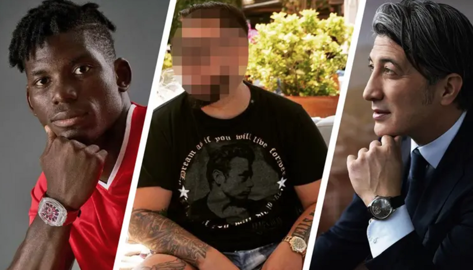 Als die Polizei Ex-Hells-Angel Ertan Y. (Mitte) im Juni 2021 verhaftete, beschlagnahmte sie auch Uhren von Murat Yakin und Breel Embolo. Bilder: Key/Instagram
