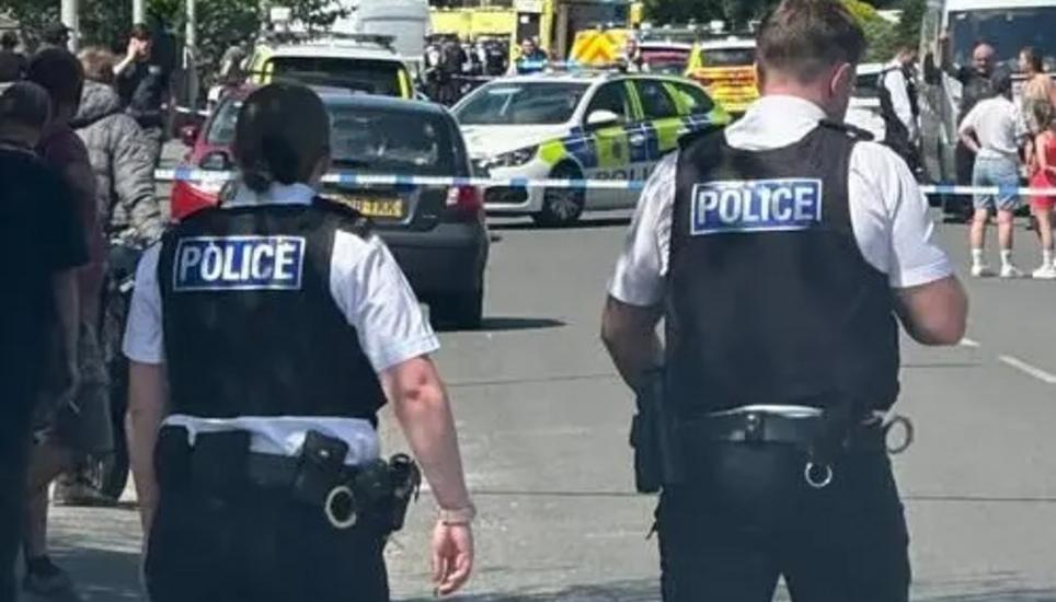 Die Polizei hat das Gebiet abgesperrt. Bild: X