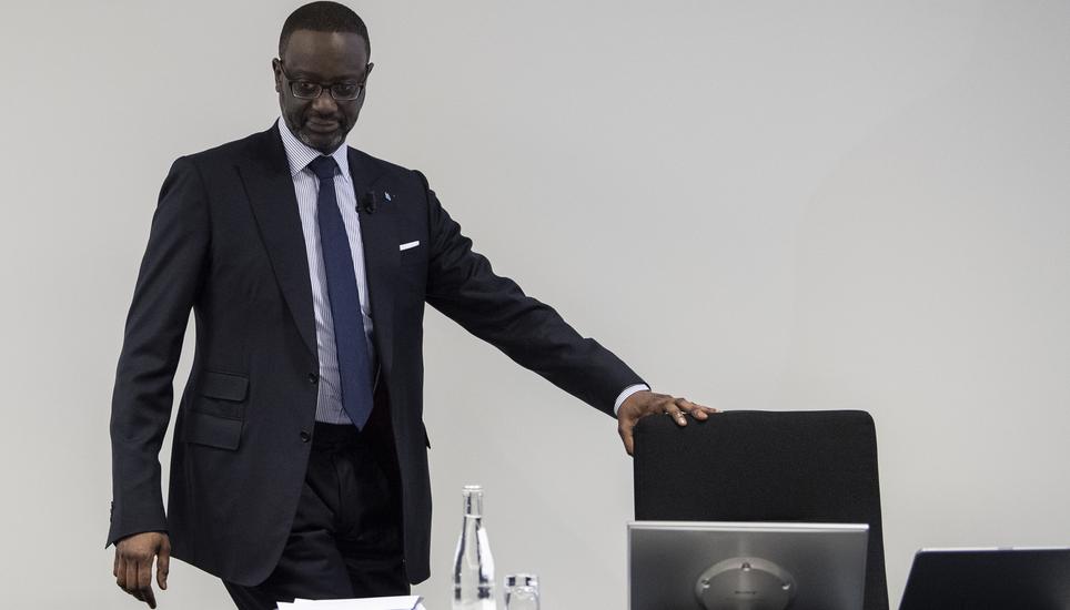 Weder Tidjane Thiam noch seine Anwälte waren bei der Urteilsverkündung. Bild: Key