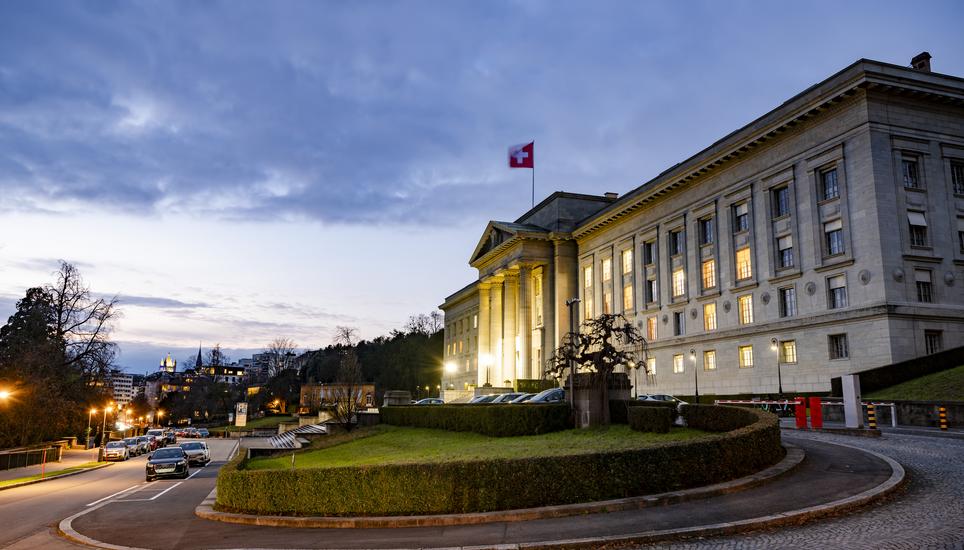 Hier wird heute über das Frauenrentenalter 65 beraten: das Bundesgericht in Lausanne. Bild: Key