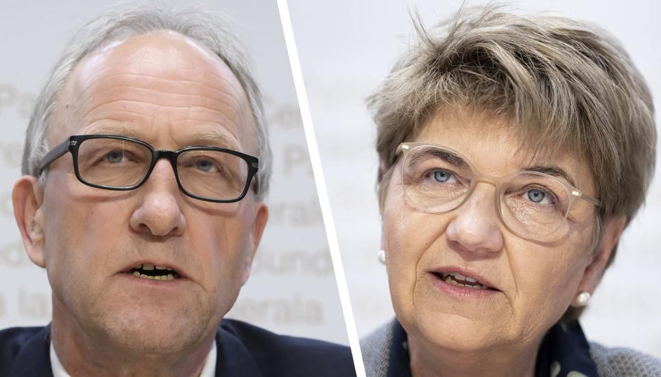 «Vertieft in problematische Projekte hineinknien»: Der Zuger Mitte-Ständerat Peter Hegglin gibt Tipps für den Nachfolger oder die Nachfolgerin von Bundesrätin Viola Amherd. Montage: Key