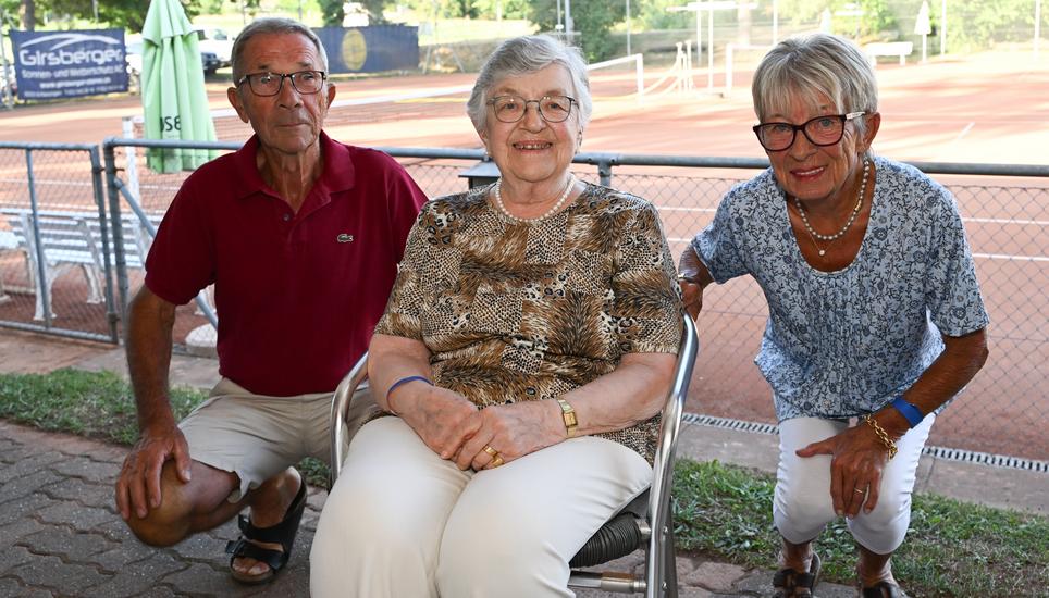 Die drei Gründungsmitglieder (von links): Werner Utt, Betti Wieser, Rosmarie Utt.