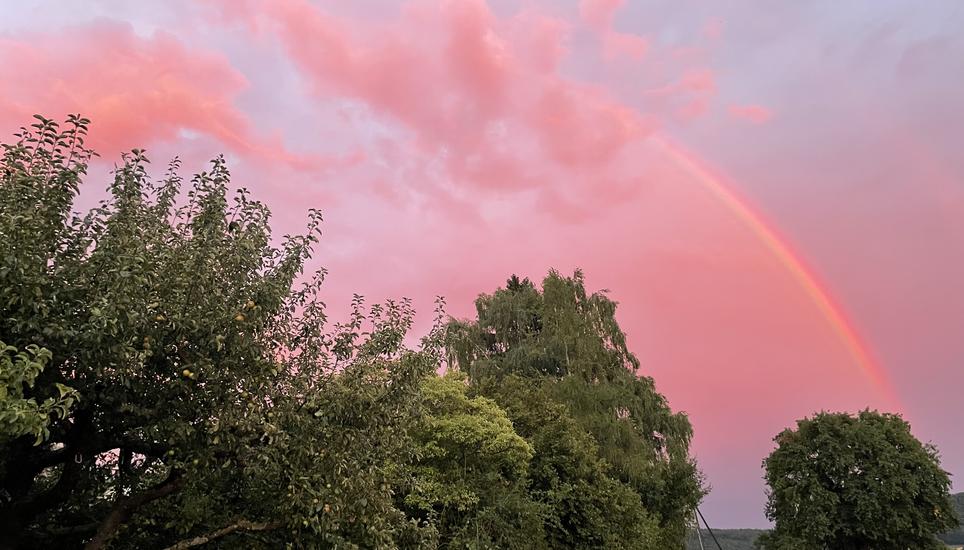 Auch hier konnte man den Regenbogen bewundern.