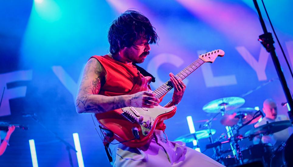Biffy Clyro auf dem Herrenacker: Die schottische Band wechselte zwischen ruhigen Passagen und druckvollen Rockmomenten. Bilder: Melanie Duchene