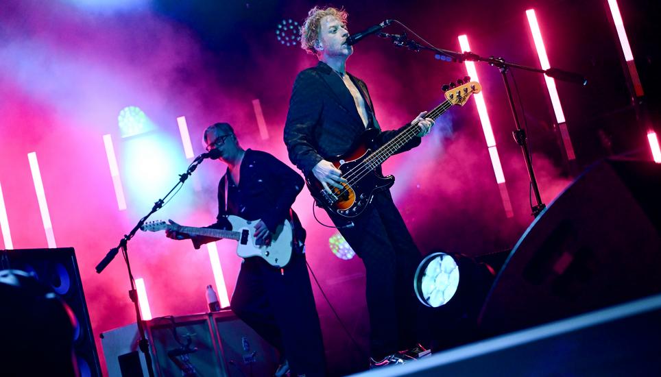 Biffy Clyro auf dem Herrenacker: Die schottische Band wechselte zwischen ruhigen Passagen und druckvollen Rockmomenten. Bilder: Melanie Duchene