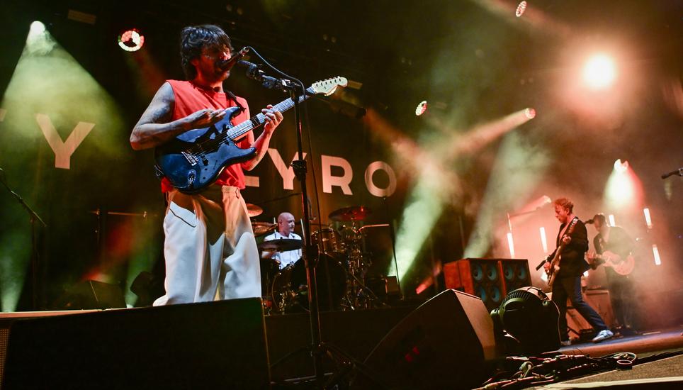 Biffy Clyro auf dem Herrenacker: Die schottische Band wechselte zwischen ruhigen Passagen und druckvollen Rockmomenten. Bilder: Melanie Duchene