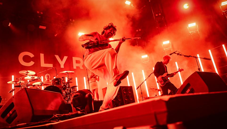 Biffy Clyro auf dem Herrenacker: Die schottische Band wechselte zwischen ruhigen Passagen und druckvollen Rockmomenten. Bilder: Melanie Duchene